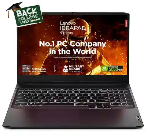 Lenovo IdeaPad Gaming 3 Laptop AMD Ryzen 5 5500H 15.6" (39.62cm) FHD IPS 300nits 144Hz (8GB/512GB SSD/Win 11/NVIDIA